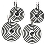 Electric Stove Burners MP22YA Electric Range Surface Burners Coil Unit Set (2pcs MP15YA & 2pcs MP21YA) Burner Element Replacement