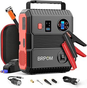 BRPOM Car Jump Starter with Air Compressor 6000A