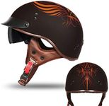 VCOROS Motorcycle Half Helmet Sun V