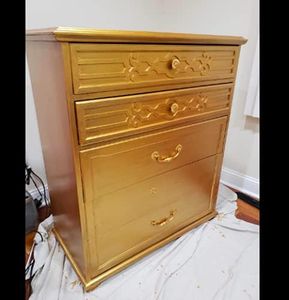 Shabby Chic Chalk Paint, Antique Gold – 250ml Furniture Paint