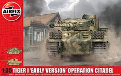 Airfix Model Set - A1354 Tiger 1 Early Version - Operation Citadel Model Building Kit - Plastic Model Tank Kits for Adults & Children 8+, Set Includes Sprues & Decals - 1:35 Scale Model