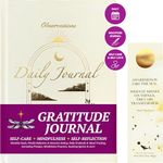 Gratitude Journal for Women & Men - Daily Mental Health Journal for Self Love, Mindfulness, Manifestation | Self Care & Spiritual Birthday Gift for Women | Guided Journal with Prompts: Observations