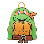 Loungefly Nickelodeon TMNT Michelangelo Cosplay Women's Backpack, Multicolor, One Size, Tmntbk0004