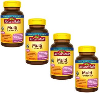 Nature Made Multi for Her 50+ Vitamin/Mineral Tablets 90 ea (Pack of 4)