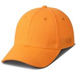 GADIEMKENSD Golf Hats Sport Caps Adjustable Running Hat Mens Baseball Cap Quick Dry Lightweight Breathable Trucker Hat Outdoor Hiking Run A Go Dad Structured Soft Coll Mesh Hat for Men Women Orange