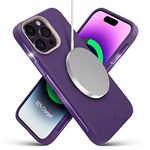 CYRILL Ultra Color Mag [Anti Scratch] [PC Camera Ring] Case designed for iPhone 14 Pro 6.1inch, TPU Full-Body Hybrid Shockproof Protective Case Cover compatible with iPhone 14 Pro (2022) - Taro