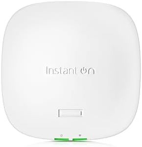 HPE Networking Instant On Access Point AP21 2x2 WiFi 6 Indoor Wireless Access Point | Single-Room, Secure, Smart Mesh Support | Power Source Not Included | US Model (S1T08A)