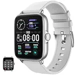 Smart Watch(Call Receive/Dial), Full Touch Screen SmartWatch for Android and iOS Phones Compatible Fitness Tracker with Heart Rate,Sleep,Blood Oxygen,Step Counter for Men Women