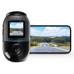 70mai Dash Cam Omni, 360° Rotating, Superior Night Vision, Bulit-in 128GB eMMC Storage, Time-Lapse Recording, 24H Parking Mode, AI Motion Detection, 1080P Full HD, Built-in GPS, App Control