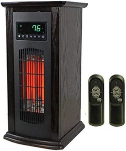 Lifesmart LifePro Tower Space Heater, Infrared Adjustable Indoor Warmer with Remote, Black