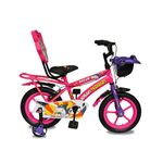 Urban Terrain RAZOR14TPINK IBC Steel Kids Cycle/Bicycle with Rigid Fork, Cycling Event & Ride Tracking App, 14 inch (Single Speed, Pink) | Ideal for : 2 to 5 Years, Unisex, Frame Size : 10.5 inch Pink