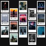 Talha Anjum Polaroids Mini Posters Kit (Set of 15) | Desi Hip Hop Artist Talha Anjum Collage Kit Polaroid Size (8 x 6 cm) Posters for Phone Accessories, Bedroom, Office, Living room (Talha Anjum)