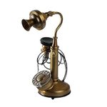 Antique Candlestick Rotary Dial Telephone/Antique Phone/Old Phone/Retro Phone/Rotary Phone/Old Telephone/Vintage Phone/Vintage Telephone / 50s Phone/Antique landline Phone