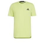 adidas Men's Designed for Movement T-Shirt, Pulse Lime, Small