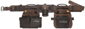 DEWALT Leather Tool Belt Organizer with 18 Pockets, Heavy Duty Construction (DWST550113)