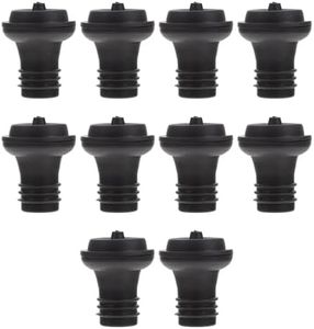 RORPOIR 10pcs Cork Wine Stoppers Vacuum Plastic Drinkware Vacuum Wine Pump Stopper Rubber Wine Bottle Stopper Portable Wine Saver Wine Vacuum Stopper Practical Wine Stopper Tool