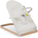 My Babiie Baby Bouncer with Toy Bar – Newborn Ergonomic Bouncer Chair, from Birth to 9 Months (9kg) - Cream