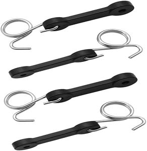 shiosheng 4pcs 532160793 160793 Bagger Latch Grass Chute with Hook Bagger Latch Straps for Husqvarna/Poulan/Roper/Sears/Craftsman/Weed Eater/AYP