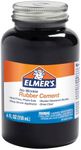 Elmer's No-Wrinkle Rubber Cement, Clear, Brush Applicator, 4 Ounce