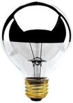 Bulbrite 40G25HM Half Chrome 40W Globe Shape Bulb (4 Pack)