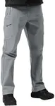 FREE SOLDIER Men's Outdoor Softshell Fleece Lined Cargo Pants Snow Ski Hiking Pants with Belt (Glacier Gray 46W/32L)