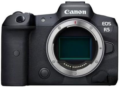 Canon EOS R5 Body Only Full Frame Mirrorless Camera, Black (R5BODY)