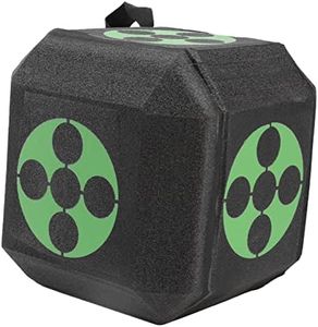 18 Sided 3D Archery Target, EXPE Green Multi Faceted Archery Target, Large Dice Cube EXPE Foam Target for Outdoor Hunting Shooting