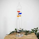 Multi Coloured 5 Bulb Galileo Thermometer 33cm