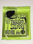 Ernie Ball Regular Slinky Electric Guitar Strings - includes 6 free plectrums