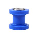 chain tensioner ◈ Drive Chain Roller 10mm Chain Roller Slider Tensioner Wheel Guide Pit Dirt Mini Bike Moto Atv (Blue)