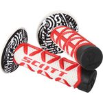 Scott Diamond Off-Road/Dirt Bike Motorcycle Hand Grips - Red/White / One Size