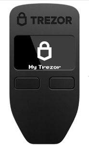 Trezor Model One - The Original Cryptocurrency Hardware Wallet, Bitcoin Security, Store & Manage Over 7000 Coins & Tokens, Easy-to-Use Interface, Quick & Simple Setup (Black)