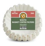 EDESIA ESPRESS 200 x 3 Pint Commercial Basket Coffee Filter Papers - Compatible with Bravilor, Buffalo, Burco, Bunn, Coffee Queen, Marco, Technivorm etc.