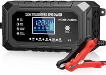 15Amp Car Battery Charger 12V/24V, 