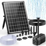 POPOSOAP Solar Fountain Pump, 20W S