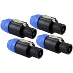 Kadence Speakon Speaker Connector Pack of 4