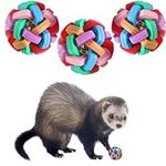 3 Pack Ferret Toys Balls - Colorful