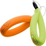 Nordic Flash Waterproof Camera Float (2-pack) Floating Strap for Your Underwater Devices - Green & Orange