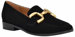 NINE WEST Women's Lilma Loafer, Black 002, 9.5