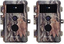 BLAZEVIDEO Trail Camera Wildlife Hunting Cam Game Camera with Night Vision Motion Activated and Waterproof, Garden Camera for Outdoor and Home Security