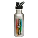 Hot Muggs Me Paintbrush Stainless Steel Sports Cap 600ml Water Bottle for Birthday Gift, Anniversary, Valentine's Day, Father's Day, Mother's Day, Raksha Bandhan Gift, Christmas, Memorial Day