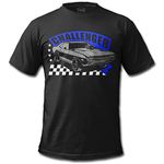 GTO Clothing Men's 1971 Challenger American Muscle Car T-Shirt, 6XL, Blue