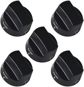 ZNTVW PA010034 Top Burner Knob Replacements for Viking Gas Range, Cooktop Stove Control Knob Compatible with VDSC305, VDSC365, VGIS30, VGRC36, VGRC48, VGRC60, VGRT36, VGRT60, VGSC30, VGSS30, 5pcs