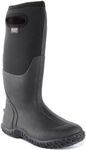 BOGS Women's Mesa Rainboot Rain Boot, Black, 8