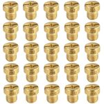 RMENOOR 25PCS Carburettor Nozzles, M5 Carburetor Main Jet Kit Metal Main Nozzle 55/58/60/62/65/68/70/72/75/78/80/82/85/88/90/92/95/98/100/102/105/108/110/112/115 for Scooter, Motorcycle, Switch Moped