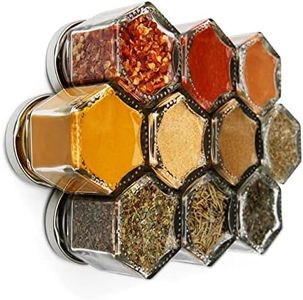 Gneiss Spice Basic Kit | 12 Magnetic Spice Jars Filled With Organic Seasonings (Small Jars)…