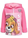 Paw Patrol Skye Toddler Girls Fleece Half-Zip Sweatshirt Pullover Hoodie Blue 3T