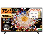 coocaa 190 cm (75 inches) 4K Ultra HD Smart Mini LED QLED Google TV 75MINI75Q