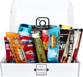 The Original Fitness Hamper: High Protein Bars & Snacks - Ideal Fitness Gift - Low Carb, High Protein Hamper - Muscle Locker