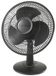 Lasko 2017 Portable 3-Speed 12-Inch Table Fan with Widespread Oscillation and Tilt-Back Fan Head, Black